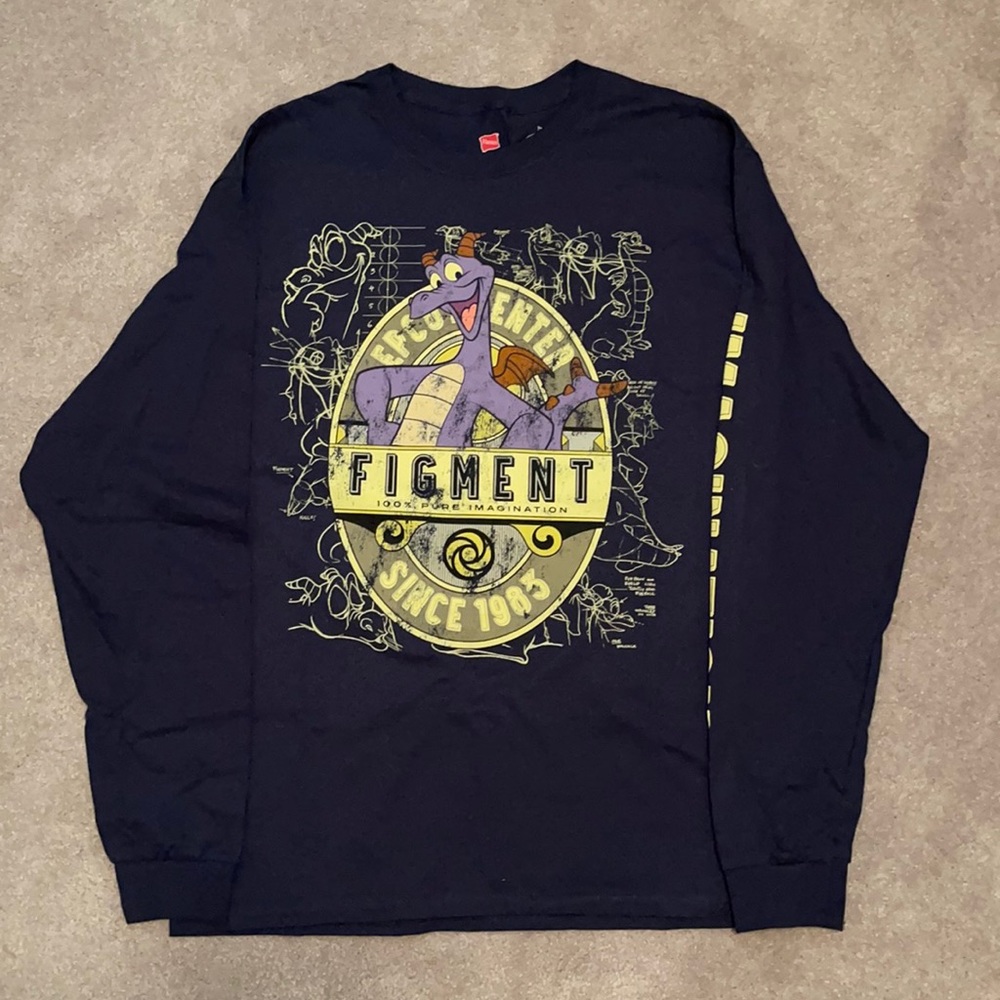 NWT WDW Figment Long Sleeve T-Shirt